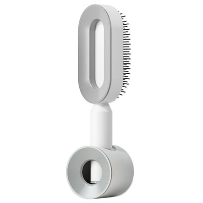Self Cleaning Anti Static Hair Brush with Scalp Massage